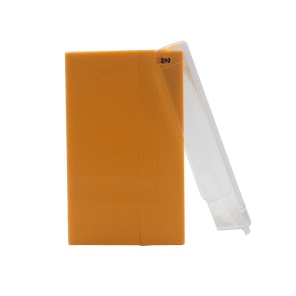 Yellow Call Point Emergency Break Glass Unit , Waterproof Manual Call Point English Version