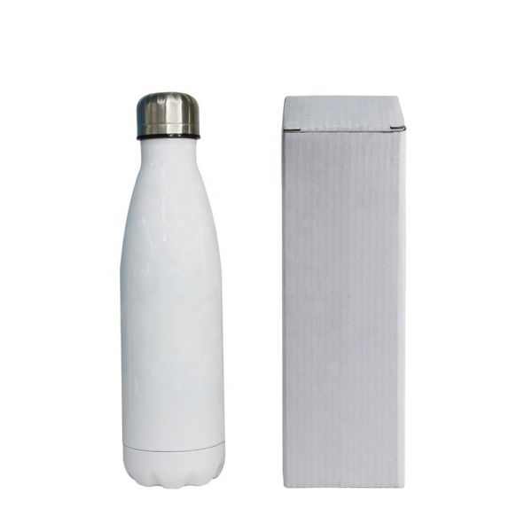 350ml 500ml 750ml 1000ml Sublimation Water Bottle Blanks Sports Cola Bottle Double Walled Vacuum Insulated Sublimation Bottle