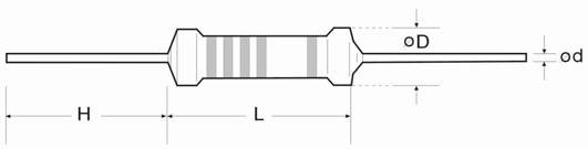 MO RSF RSN RSS Metal Oxide Film Fixed Resistor DIP Electronic Resistor