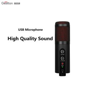 Quality Tpye C USB Condenser Gaming Microphone Cardioid Dynamic Mic 85dB SNR for sale