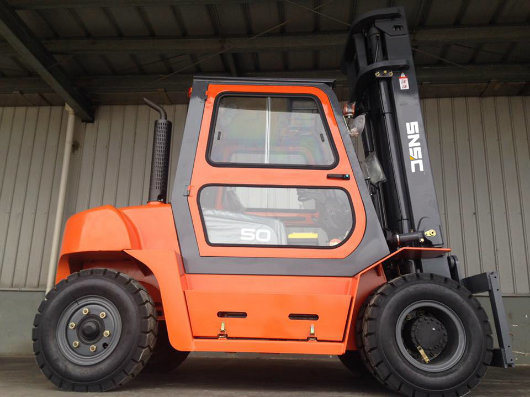 5tons Diesel Forklift with Paper Roll Clmap Customization Customized Request Fan Option