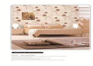 Quality PVC vinyl wallpaper flower design European style home decoration bedroom for sale