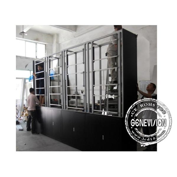 Seamless LCD Video Wall Wifi Digital Signage 4*8 Floorstanding Cabinet 46 Inch Samsung