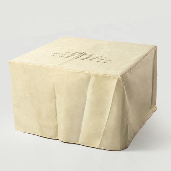 Drop Shipping Available Wicker Barbecue Propane Fire Pit Outdoor Fire Table