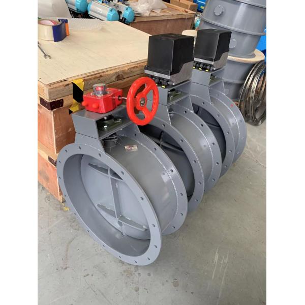 12 Inch Worm Gear Manual Butterfly Valve With Flange Connection And Soft Sealing