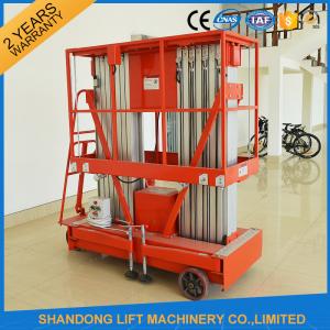 Quality Mini Light Weight Electric Truck Mounted Aerial Work Platforms 1.4 * 0.6 mm Table Size for sale