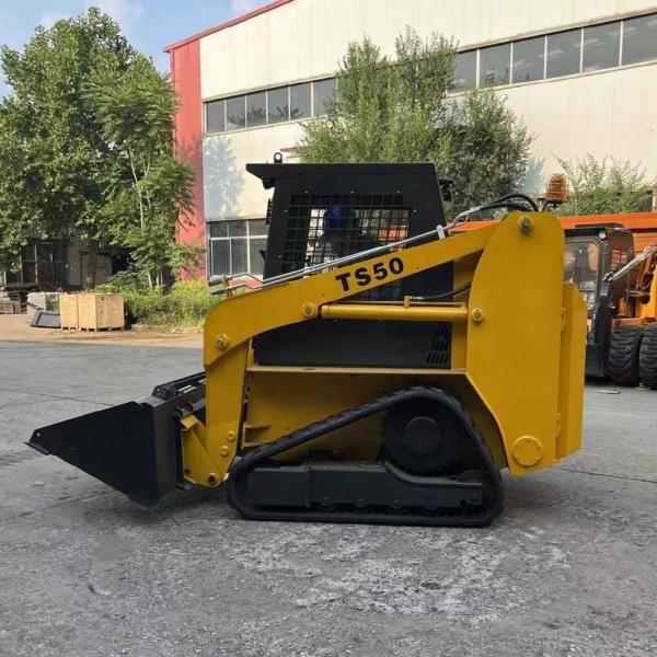 Front Discharge Load and Unload Crawler Skid Steer Loader with 0.4cubic Bucket
