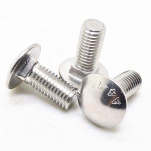 Quality DIN603 A4-70 Stainless Steel 316 Extra Large Head Carriage Bolt for sale