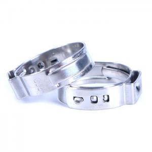 China Small Size Single Ring Ss304 Spring Hose Clamps Alloy Steel Fasteners on sale