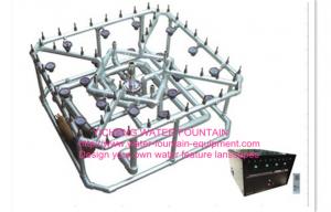 China Square Outdoor Water Fountain Equipment Dancing Water Fountain Easy Install on sale