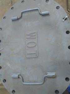 China Marine Steel Boat Manhole Covers , Marine Flush Type Boat Hatch Hardware on sale
