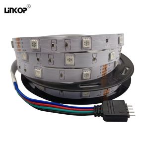 12v Rgb Led Strip Lights Smd 5050 Non Waterproof IP20 Color Changing LED Rope
