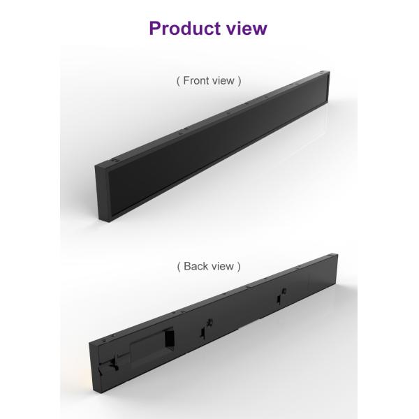 46.6 inch shelf edge Stretched Bar LCD Screen Digital Signage Display