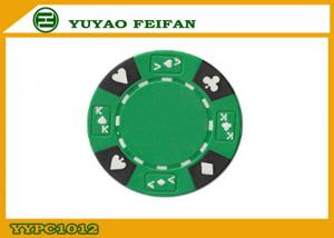 Quality Professional Composite 13.5 Gram Numbered Poker Chips With Custom Printed for sale