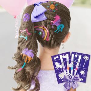 Quality Kids Self Expression Hair Chalk Kit Unicorn Temporary Hair Color Rinse for sale