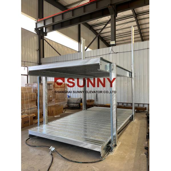 High Speed Compact Single Post Car Parking Lift AC Drive Type