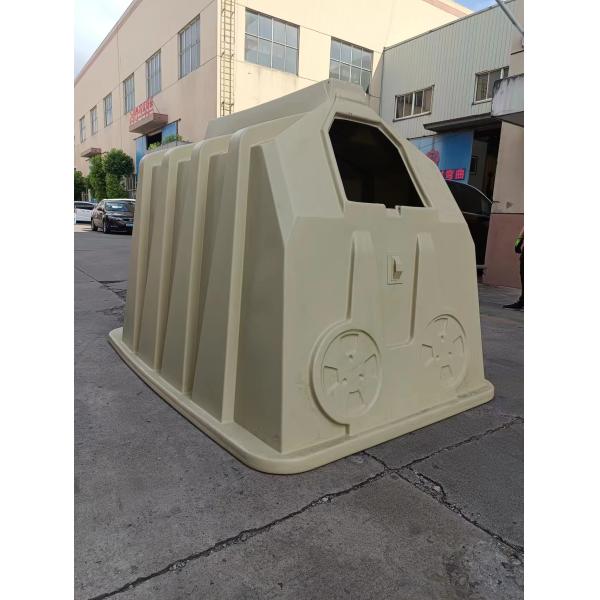 Dairy Farm Plastic Calf Hutch without Fence for Warm Keeping 2200*1500*1550mm