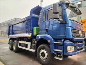 Quality SHACMAN U-Cargo box Dump Truck 6x4 H3000 380 EuroII Blue Tipper Standard cab 12.00R20 tires for sale