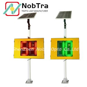 Customizable Solar Speed Limit Sign with Red and Green LED Display and IP 54