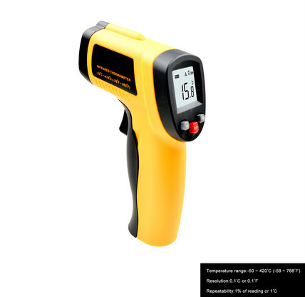 Temperature range -50 ~420℃ safe laser IR thermometer, Non-contact Infrared Thermometer IR300