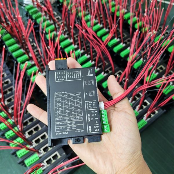 Bus-type Comminucation Ethercat 2-phase 42 Nema17 Closed-loop Stepper Motor driver EC42 DC24V-50V 3A