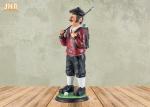 Small Golfer Tabletop Statue Polyresin Statue Figurine Antique Resin Sculpture