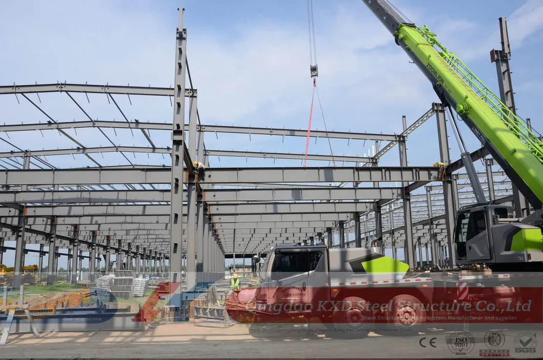 Prefabricated Engineered Light Steel Structure Industrial Manufacturing Services Warehouse