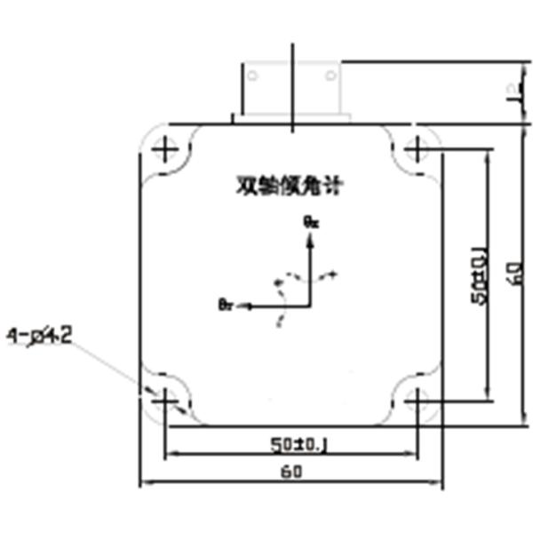 High Accuracy Inclinometer Sensor With Explosion Protection Shell 300D / 500D