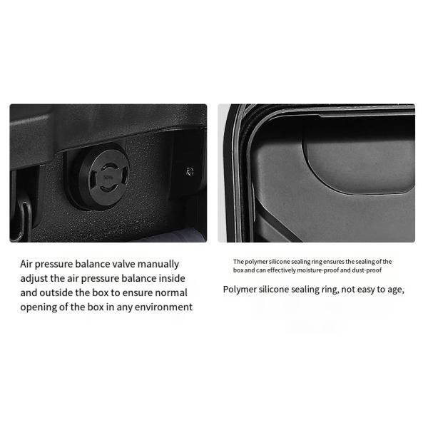 EM-5230L Industrial Tool Storage Case IP67 Waterproof