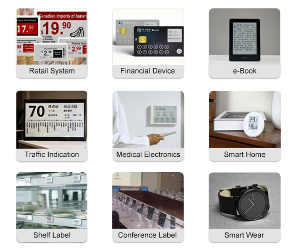 5.83'' 640X480 3 Colors Red Black White EPaper Display Electronic Tag Eink Screen