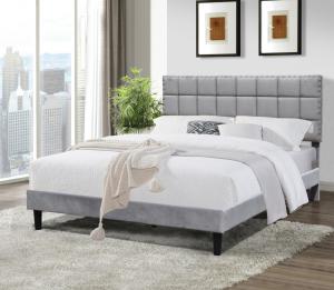 China One Carton Package Tufted Bed Frame Headboard Queen Size on sale