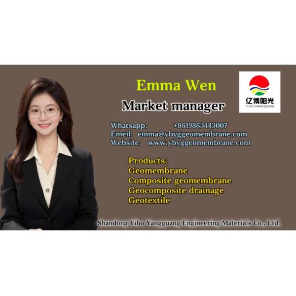 0.2mm-3mm Thickness High Density Polyethylene Geomembrane Liner for Biofloc Fish Tank