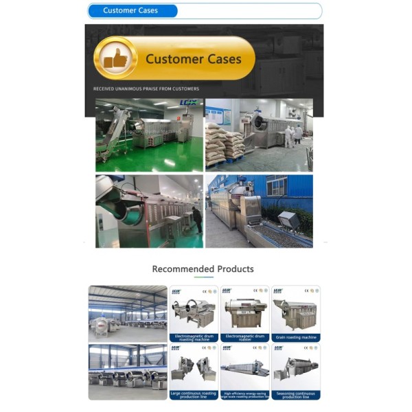 Commercial Multifunctional Grain Coffee Beans Green Beans Chickpeas Seed Roasting Processing Machine