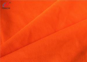 Quality Fluorescent Polyester Cotton Twill Fabric , Fashion Knit Fabric For Uniform for sale