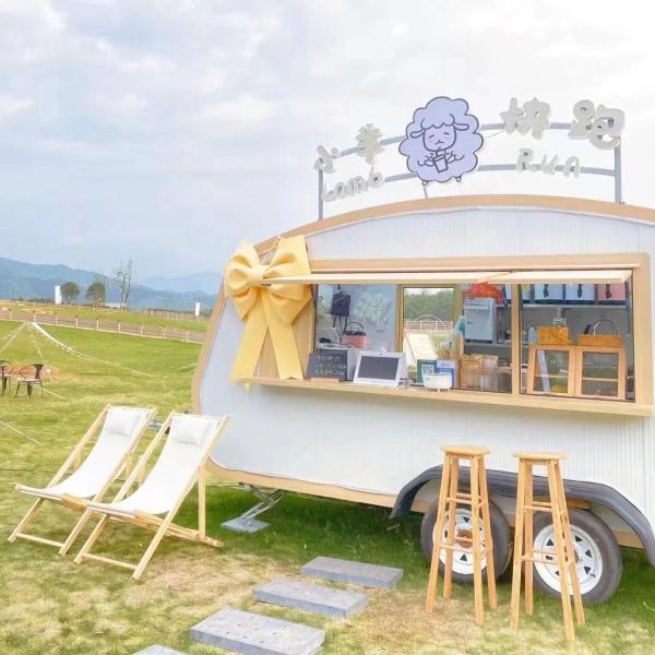 Modern Design Used Food Cart Trailer with 1.5KW-4.5KW Power