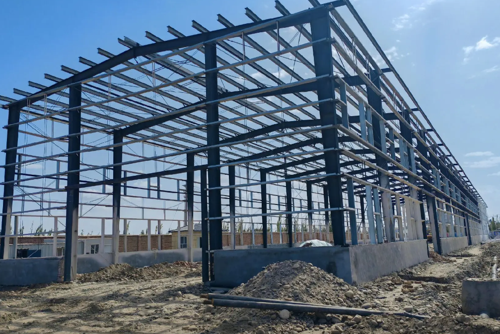 Steel Columns, Beams,Industrial Plants Prefabricated Steel Structure Workshop