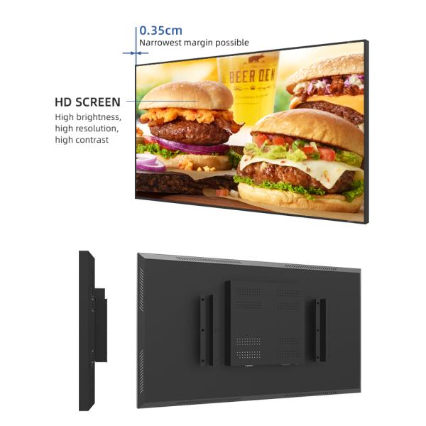 JCVISION LED Panel TFT 32 Inch Digital Menu Display Wall Mounted