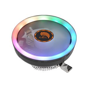 Quality 20dBA CPU Cooler Fans Heatsink Aluminum LED Multicolor Radiators Low Noise 58CFM 100000 Hrs for sale