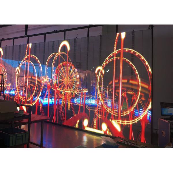 P7.8 Shopping Mall Advertising Flexible Led Video Wall 4500CD/sqm