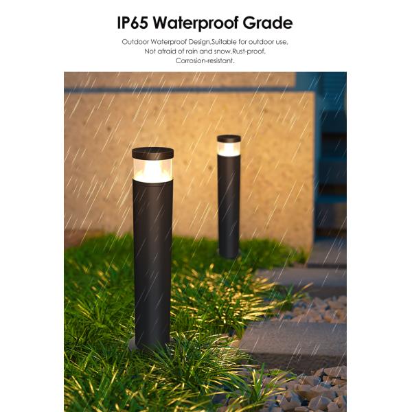 CE RoHS Approved IP65 Waterproof Outdoor Garden Pathway Lights DC 24v Bridgelux LED 3000K DIA 108MM with Anti-Rust Treatment