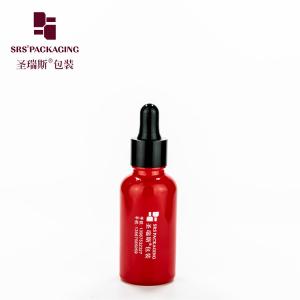 Quality Custom Empty Painted color Glass dropper bottle for essence and oil for sale