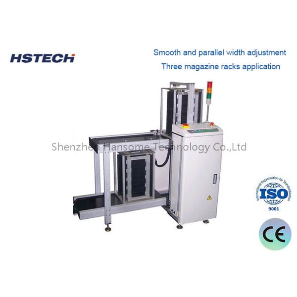 White PCB Handling Equipment SMEMA Interface 200-300pcs/min Speed 20pcs Storage Capacity