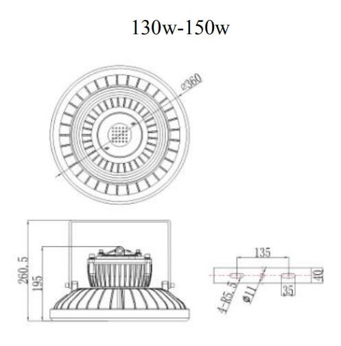 ATEX Flame Proof Explosion Proof LED Lights 150w With 3 Years Warranty