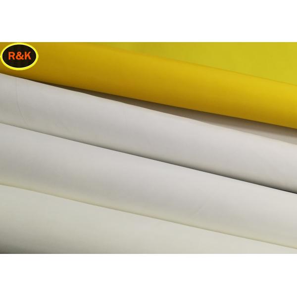 Yellow White Color Silk Screen Printing Mesh