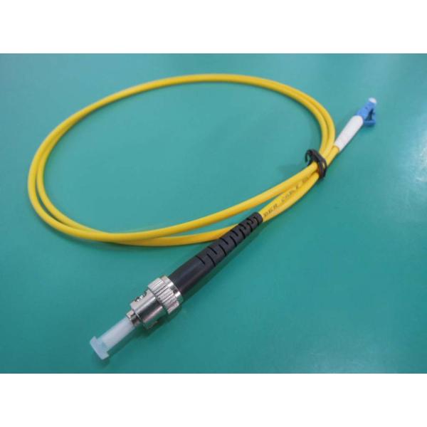 Yellow color PVC 0.9 2.0 3.0 mmFiber Optic Patch Cord LC-ST Single Mode Simplex