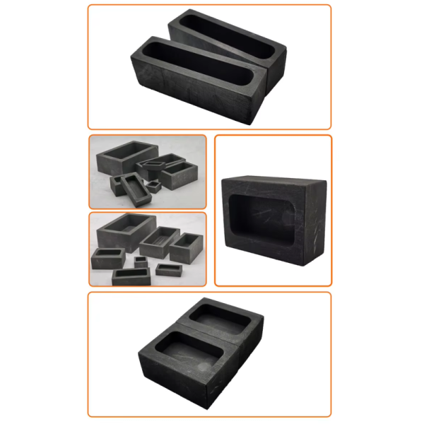 Customized High Density Graphite Mold For Precious Metal Casting Gold Silver Aluminum Graphite Product