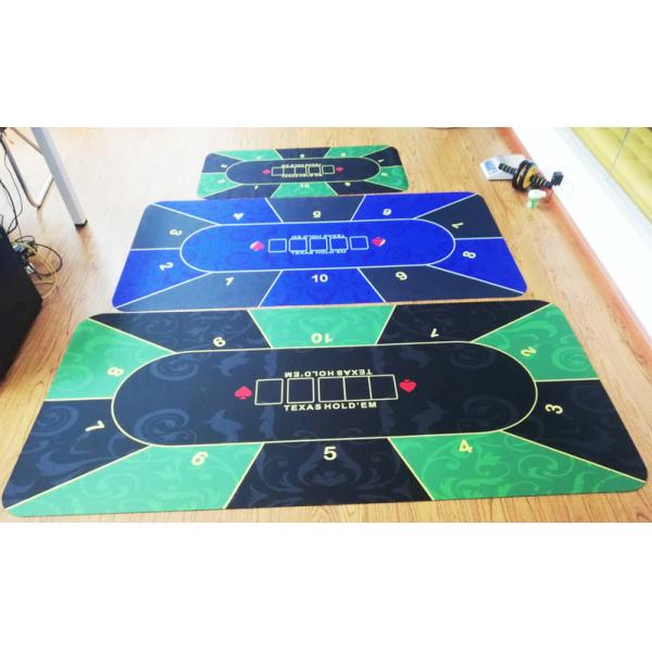 Minglu CPM-002 Professional Sure Sick Rubber  Poker Table mat Top Play Cards Gambling Poker mat