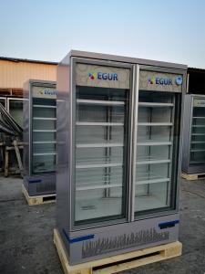 Quality Upright Ice Cream Display Freezer With Triple Glazed Anti Fog Glass Doors for sale
