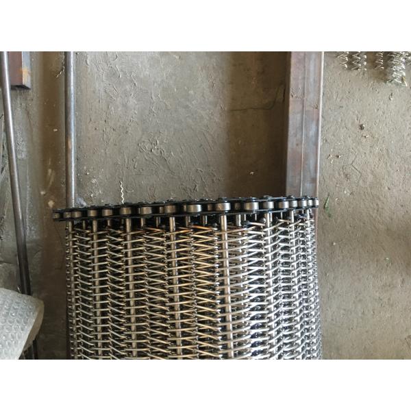 Seafood Processing Food Mesh Belt Acid Resisting High Tensile Strength