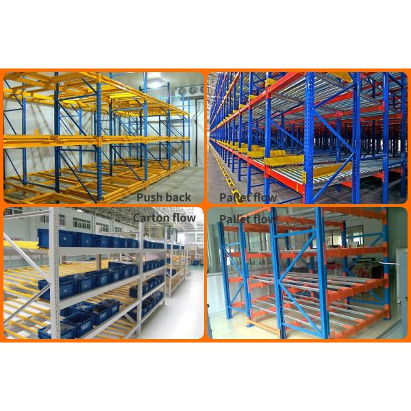 Steel Gravity Taken Storage And Picking Carton Flow Rack